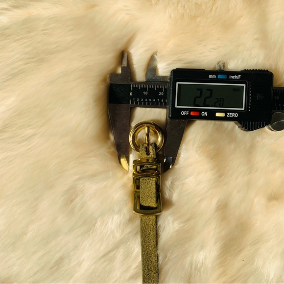 Free People Inversed Genuine Leather Skinny-Skinny Long Green Suede Belts - Picture 15 of 16